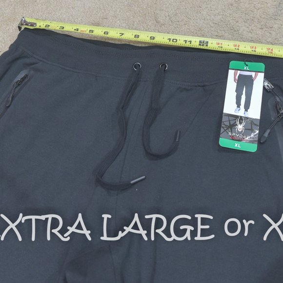 Spyder Men's Jogger pants in BLACK SIZE L XL XXL . - Picture 9 of 12
